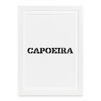 Capoeira - Framed poster (27 × 37 cm) - white - Front