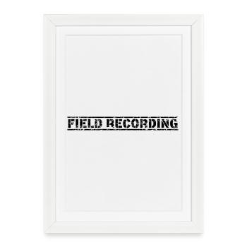 Field Recording - Framed poster (27 × 37 cm) - white - Front