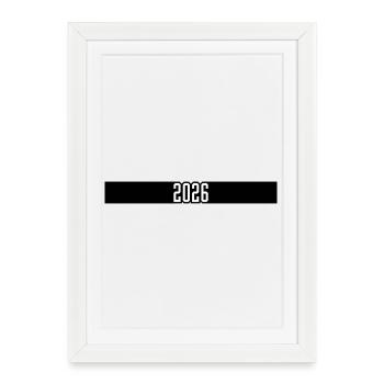2026 Line Year - Framed poster (27 × 37 cm) - white - Front