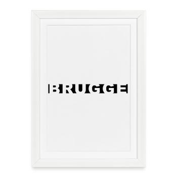 Bruges - Framed poster (27 × 37 cm) - white - Front