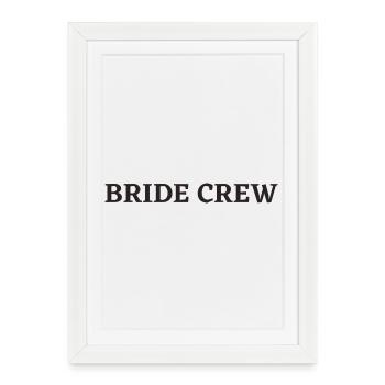 Équipage de la mariée - Affiche encadrée (27 × 37 cm) - blanc - Devant