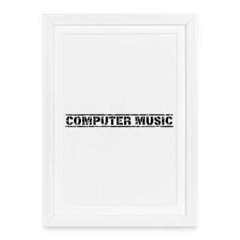 Computer Music - Framed poster (27 × 37 cm) - white - Front
