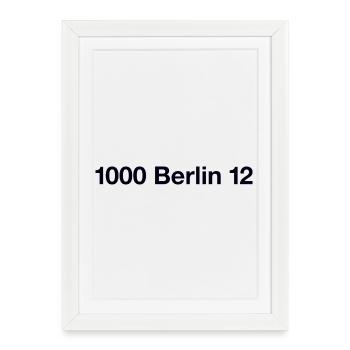 Berlin 12 Charlottenburg - Framed poster (27 × 37 cm) - white - Front