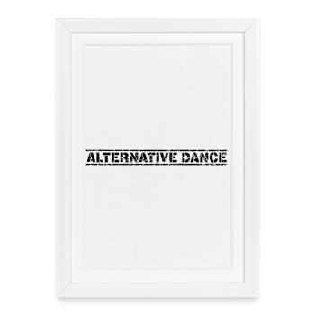 Danse alternative - Affiche encadrée (27 × 37 cm) - blanc - Devant