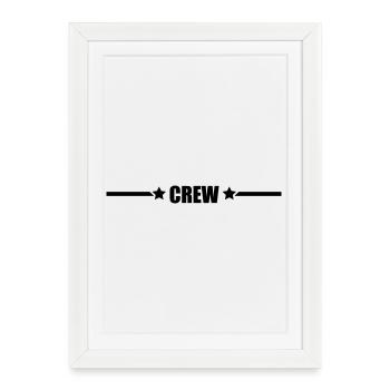 équipage - Affiche encadrée (27 × 37 cm) - blanc - Devant