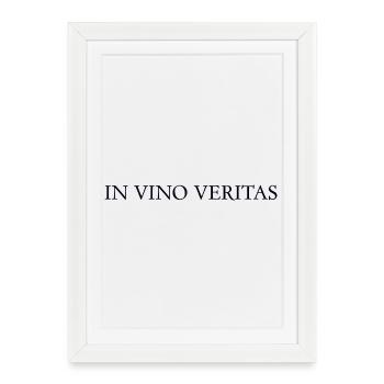 WINE - Framed poster (27 × 37 cm) - white - Front