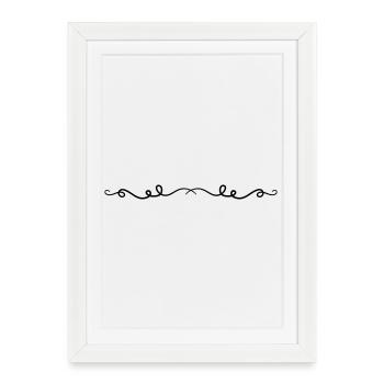 Gamme d’ornements - Affiche encadrée (27 × 37 cm) - blanc - Devant