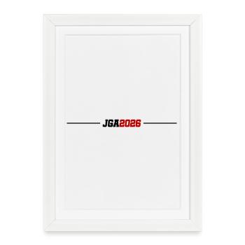 JGA 2026 - Affiche encadrée (27 × 37 cm) - blanc - Devant