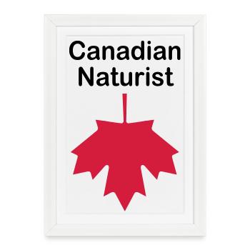 Canadian Naturist - Affiche encadrée (27 × 37 cm) - blanc - Devant