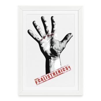 Calisthenics is strength - Framed poster (27 × 37 cm) - white - Front