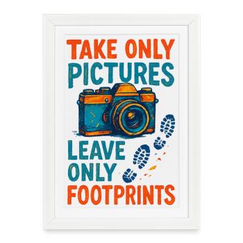 Urbex - Urban Exploration - Framed poster (27 × 37 cm) - white - Front
