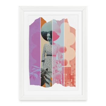 Nuances de couleurs - Affiche encadrée (27 × 37 cm) - blanc - Devant