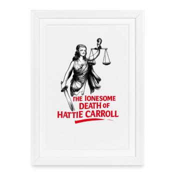 Justice Carroll Motif - Framed poster (27 × 37 cm) - white - Front