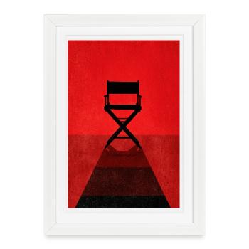 Président de la direction Red Spotlight - Affiche encadrée (27 × 37 cm) - blanc - Devant
