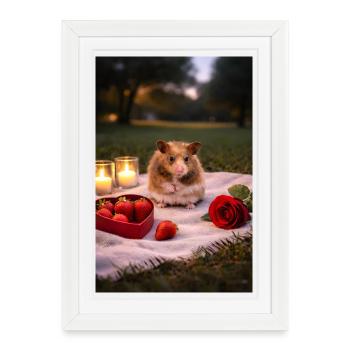 Chico 11 : Saint-Valentin 2026 - Affiche encadrée (27 × 37 cm) - blanc - Devant