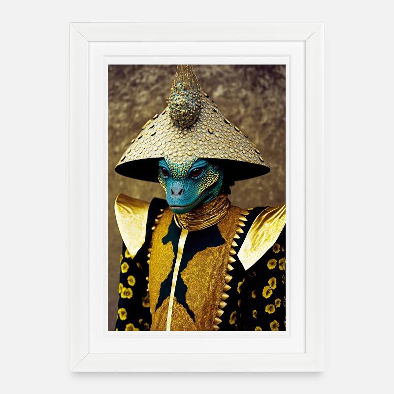 Anthropomorphic 02 - Affiche encadrée (27 × 37 cm) - blanc