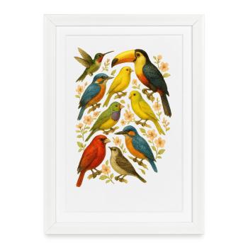 Vancouver Festive Specimens - Framed poster (27 × 37 cm) - white - Front