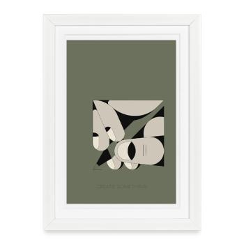 Créer quelque chose Le pouvoir de la créativité - Affiche encadrée (27 × 37 cm) - blanc - Devant