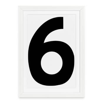 6 Sexc - Affiche encadrée (27 × 37 cm) - blanc - Devant