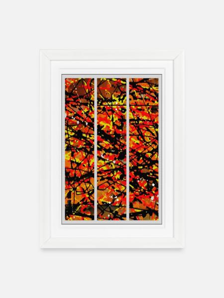 jtrjptjchinski - Gerahmtes Poster (27 × 37 cm) - Weiß