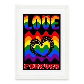 MOTHER'S DAY. HAPPY MOTHER'S DAY. MOM. FEAST - Framed poster (27 × 37 cm) - white - Front