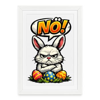 Lower Austrian Bunny Easter Gift - Framed poster (27 × 37 cm) - white - Front