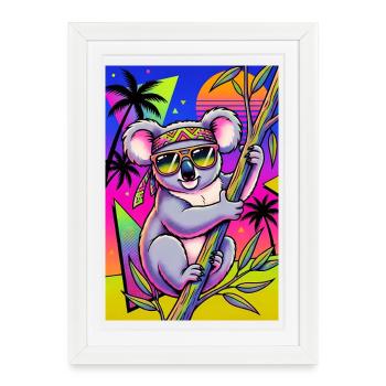 Koala - Affiche encadrée (27 × 37 cm) - blanc - Devant