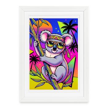 Koala - Affiche encadrée (27 × 37 cm) - blanc - Devant