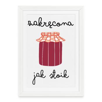 Twisted like a jar - Framed poster (27 × 37 cm) - white - Front