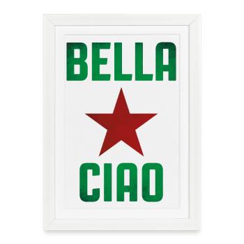 Partisan Singing - Framed poster (27 × 37 cm) - white - Front
