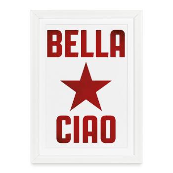 Partisan Singing - Framed poster (27 × 37 cm) - white - Front