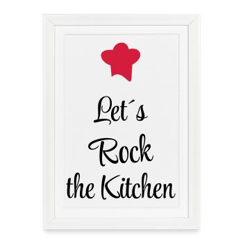 cook - Framed poster (27 × 37 cm) - white - Front