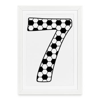 7 - Framed poster (27 × 37 cm) - white - Front