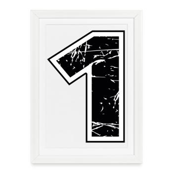1 - Framed poster (27 × 37 cm) - white - Front