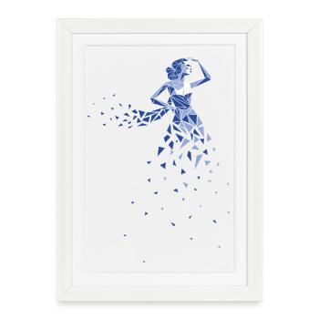 ORIGAMI SERBOWKA - Affiche encadrée (27 × 37 cm) - blanc - Devant