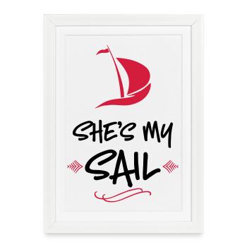mariage - Affiche encadrée (27 × 37 cm) - blanc - Devant