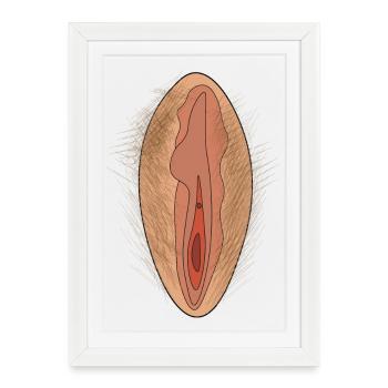 Impression K-18 - Affiche encadrée (27 × 37 cm) - blanc - Devant