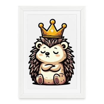 Hedgehog Hedgehog Lover Hedgehog Owner Hedgehog Keeper Stinger - Framed poster (27 × 37 cm) - white - Front