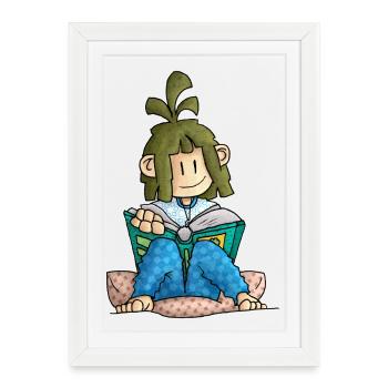 Quinn - the veterinarian / - Framed poster (27 × 37 cm) - white - Front