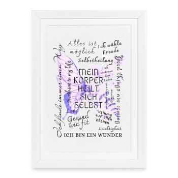 Healing Recovery Getting Healthy - Framed poster (27 × 37 cm) - white - Front