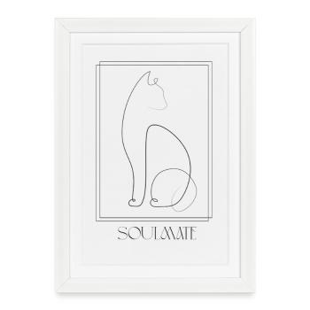 Âme sœur - Affiche encadrée (27 × 37 cm) - blanc - Devant