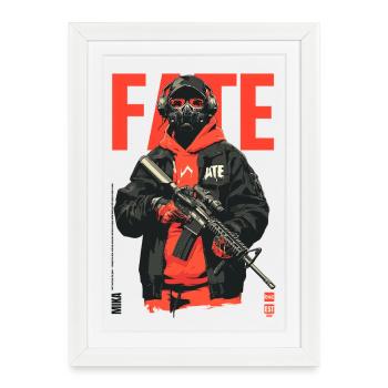 Tactical Guy - Framed poster (27 × 37 cm) - white - Front