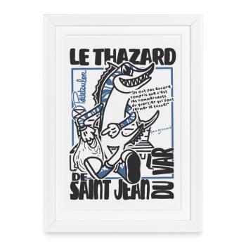 Wahoo from Saint Jean du Var - Framed poster (27 × 37 cm) - white - Front