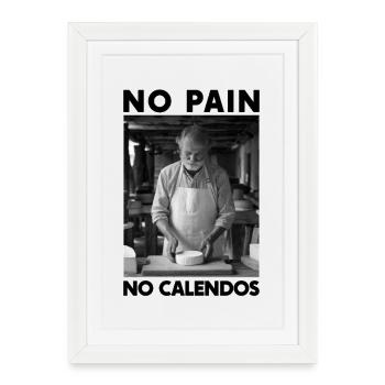 Humour gift Camembert Normandy Traditions - Framed poster (27 × 37 cm) - white - Front