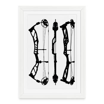EliteBasin_Plan - Framed poster (27 × 37 cm) - white - Front