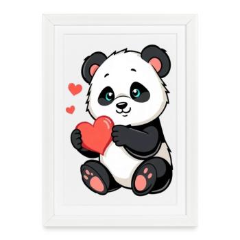 Cadeau pour la fête des mères Cadeau pour maman - Affiche encadrée (27 × 37 cm) - blanc - Devant