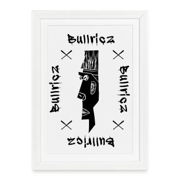 GoA Bullricz - Gerahmtes Poster (27 × 37 cm) - Weiß - Vorne