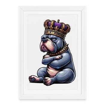 American Bully Bully Pit Bullys Bully Owner - Framed poster (27 × 37 cm) - white - Front