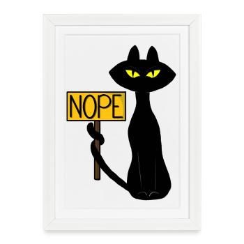 Bad Boogie - Affiche encadrée (27 × 37 cm) - blanc - Devant