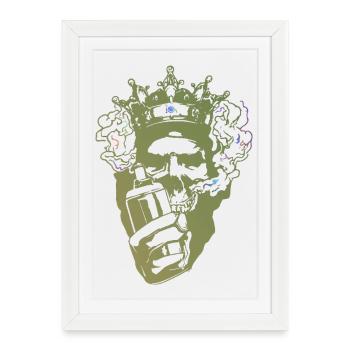 King of Bars Crown Micro - Framed poster (27 × 37 cm) - white - Front